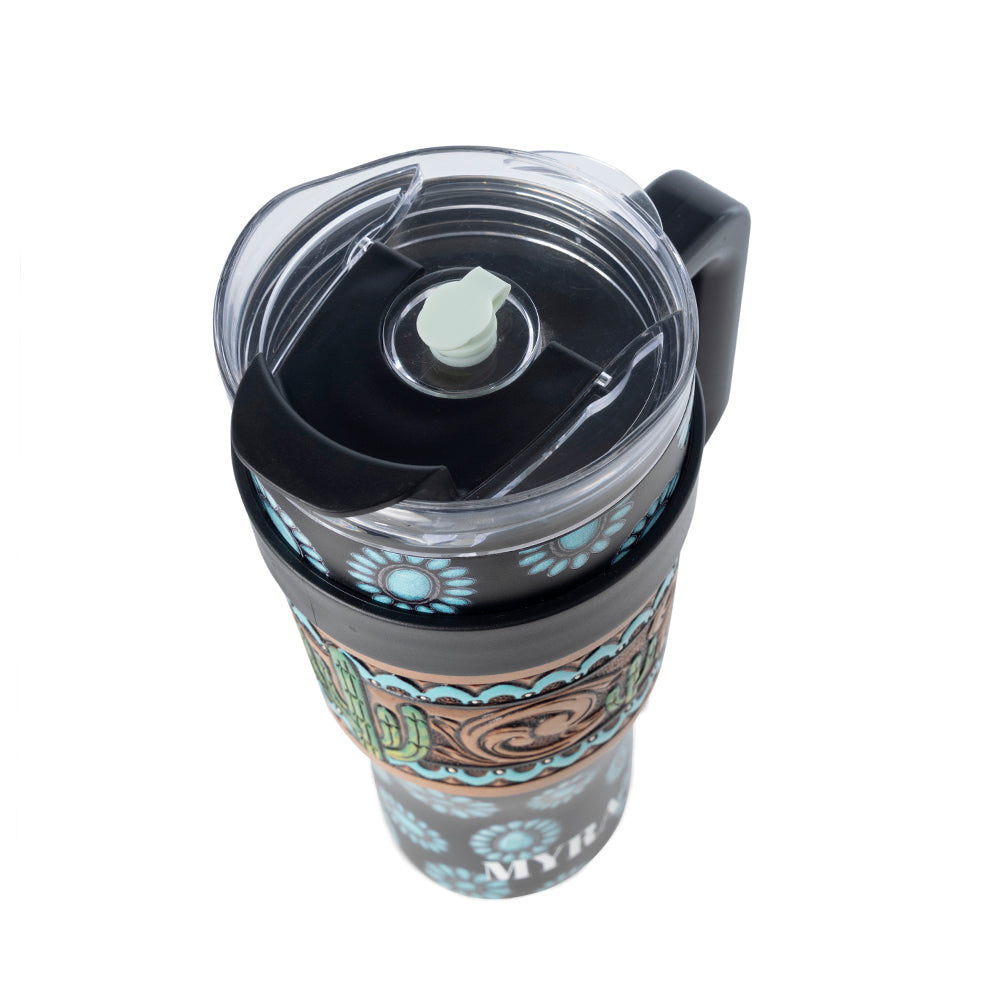 Wide Wyoming Tumbler In Black