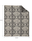 Widespread Aztec Print Throw