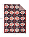 Randomized Aztec Print Throw