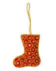 Jeweled Stocking Ornament