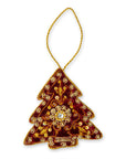 Fanciful Christmas Tree Jeweled Ornament