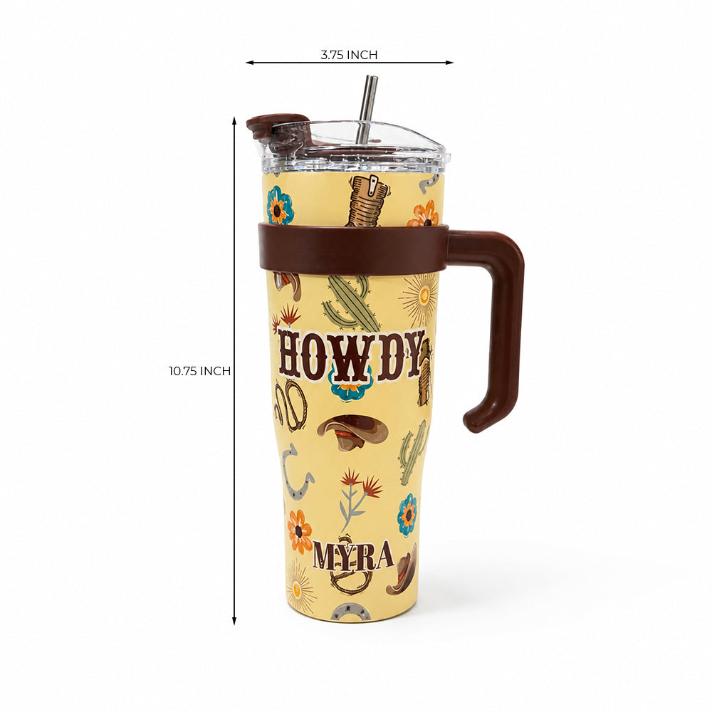 Wide Wyoming Tumbler In Yellow