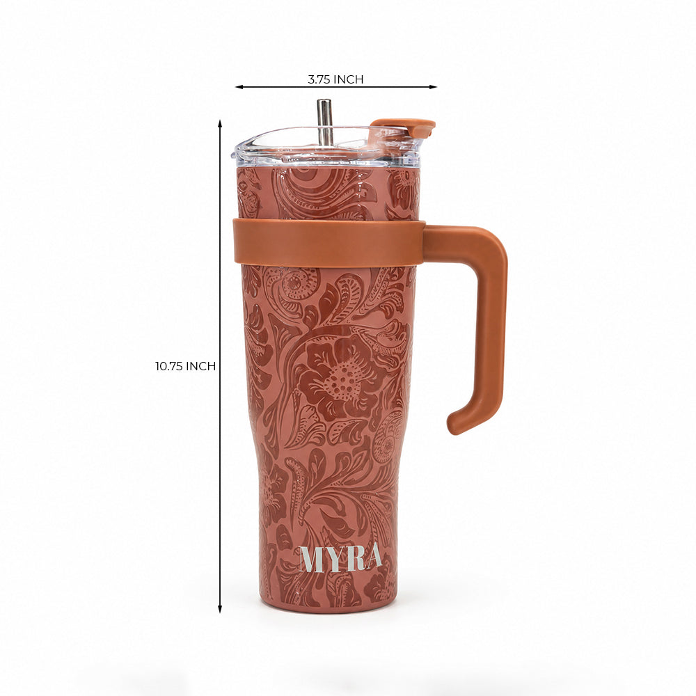 Wide Wyoming Tumbler In Brown