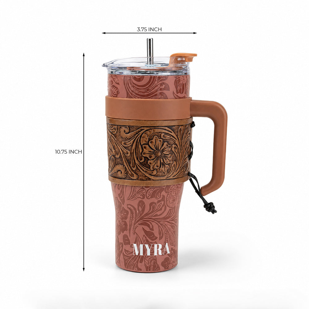 Wide Wyoming Tumbler In Brown