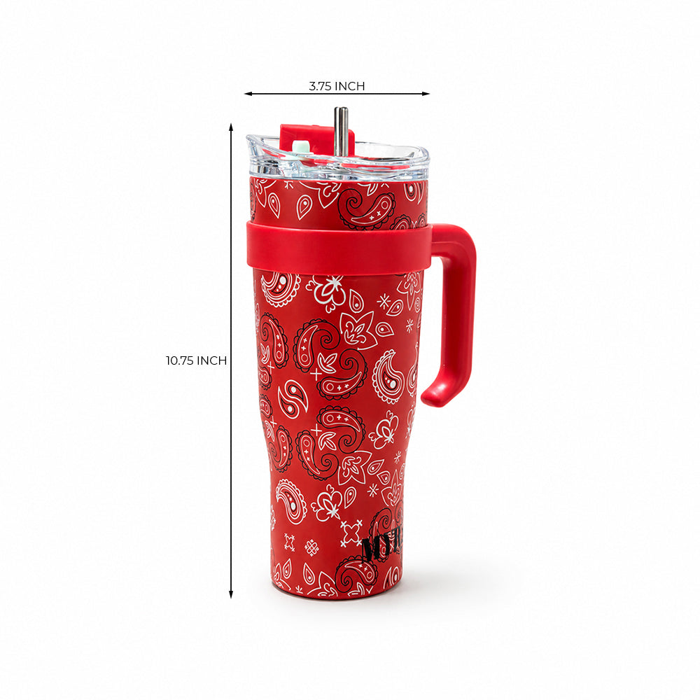 Wide Wyoming Tumbler In Red