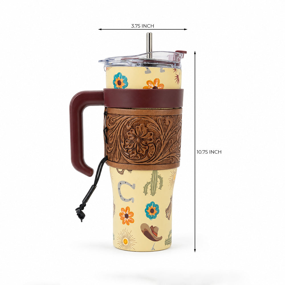Wide Wyoming Tumbler In Yellow