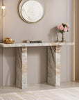 Cauchy Butterscotch Marble Console Table