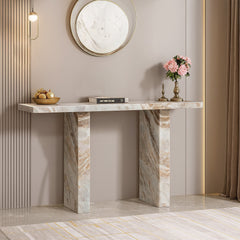 Cauchy Butterscotch Marble Console Table
