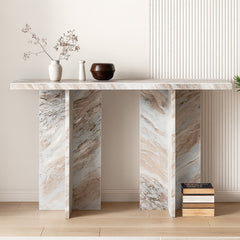 Guapo Butterscotch Marble Console Table