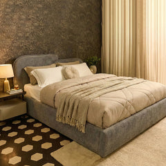 Cloud  Upholstered Bed - Boucle