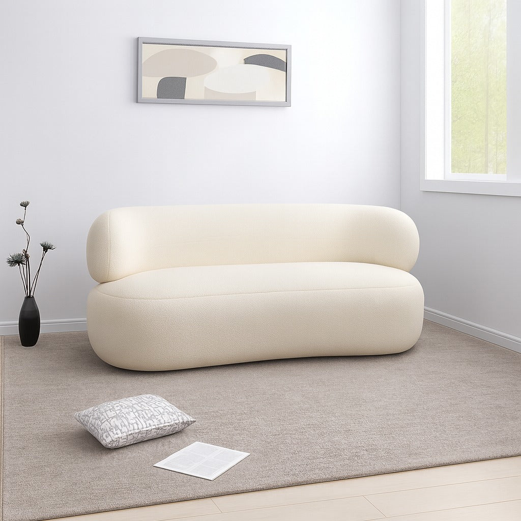 Sofelle Aicelle 2 Seater Sofa - White