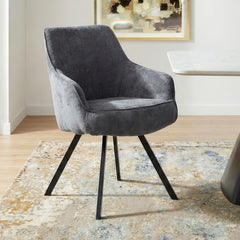 Koda Boucle Dining Chair with Metal