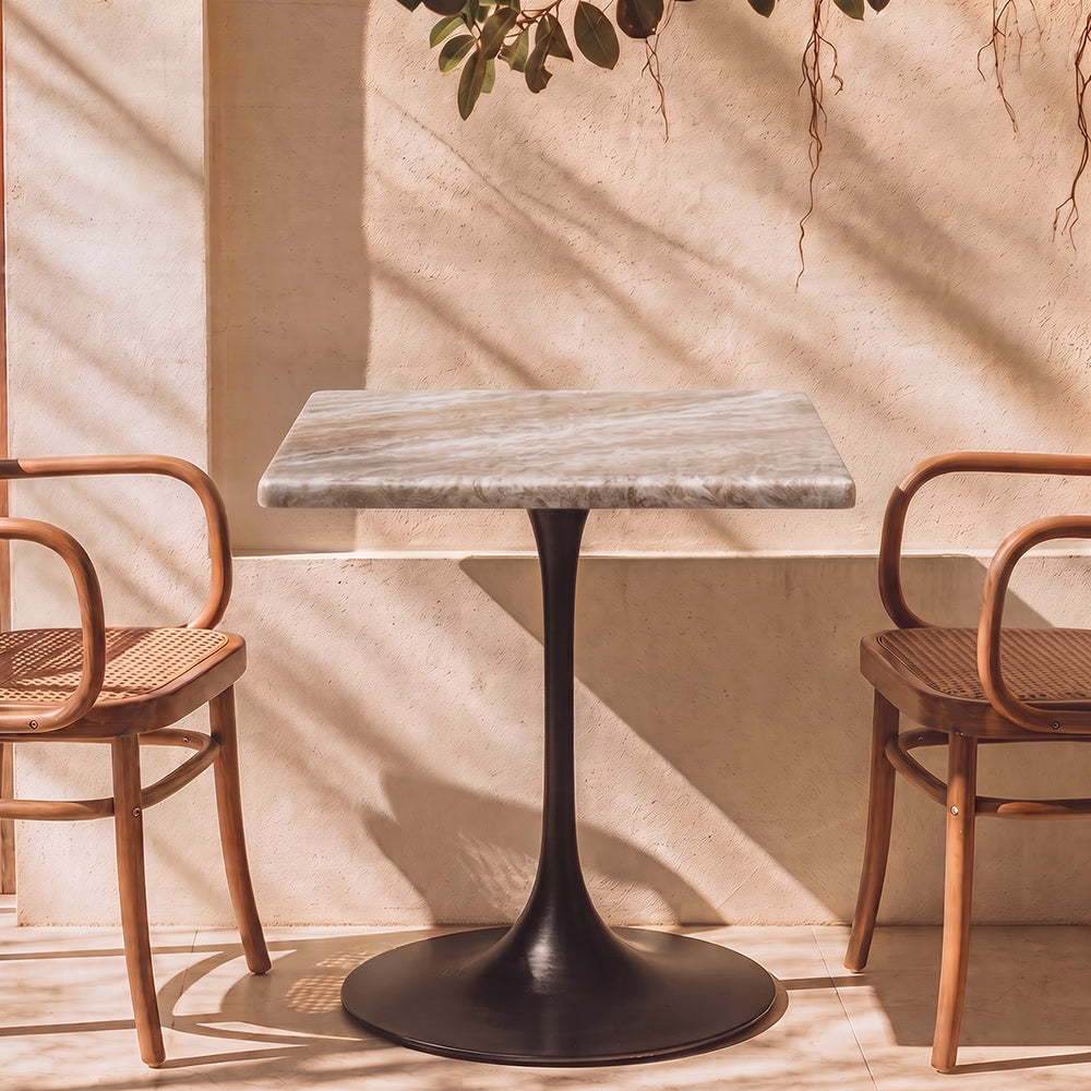 Maren Sawar Marble Restaurant Table - Small