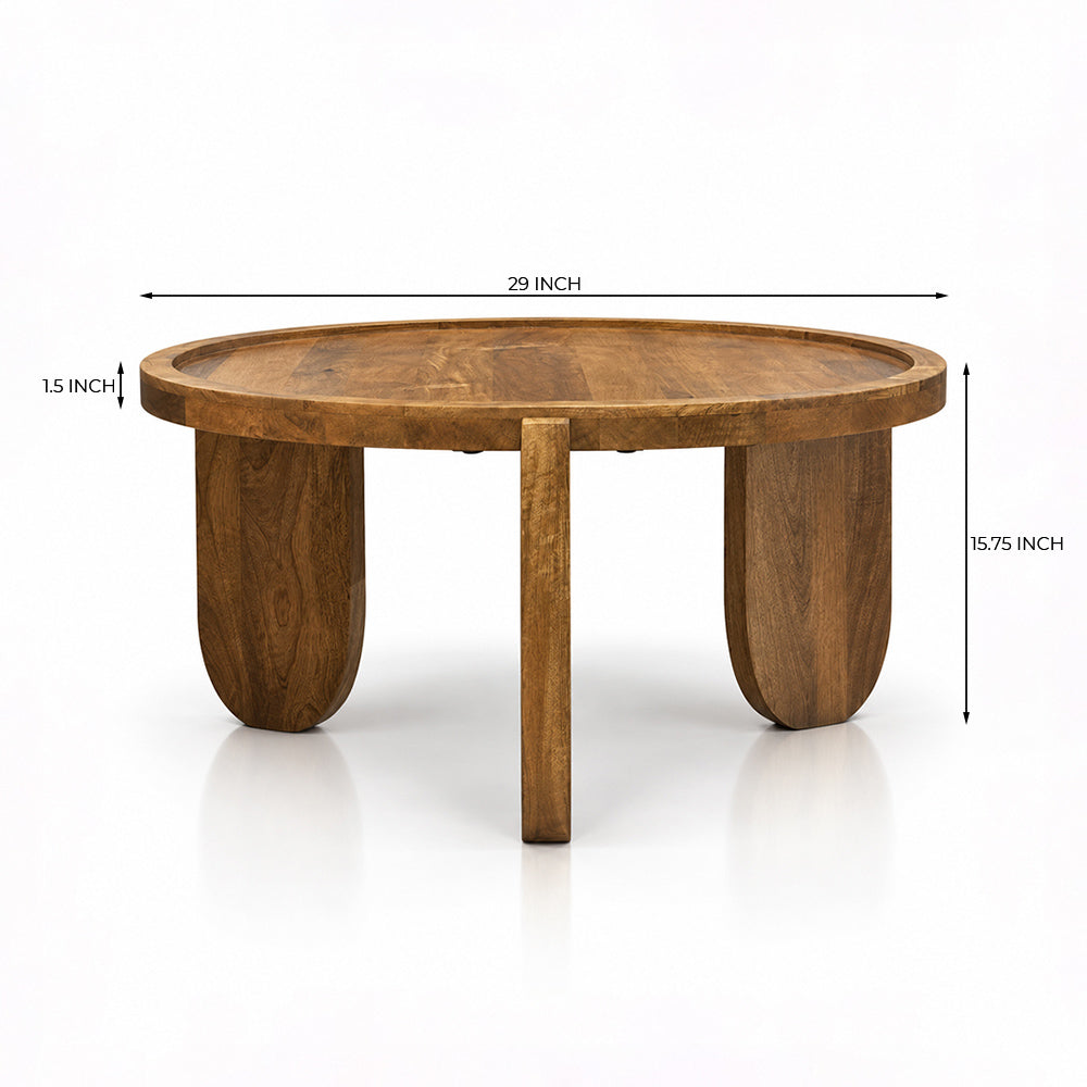 Finch Mango Wood Coffee Table Set of 2