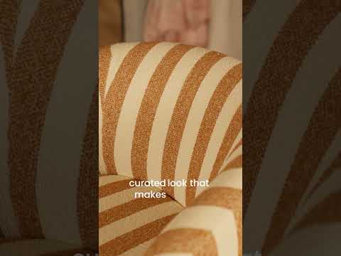 Cherry Stripped Armchair