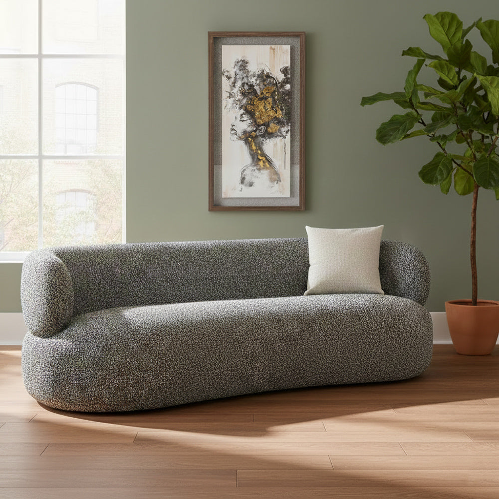 Calmire Arnies 3 Seater  Sofa - Black