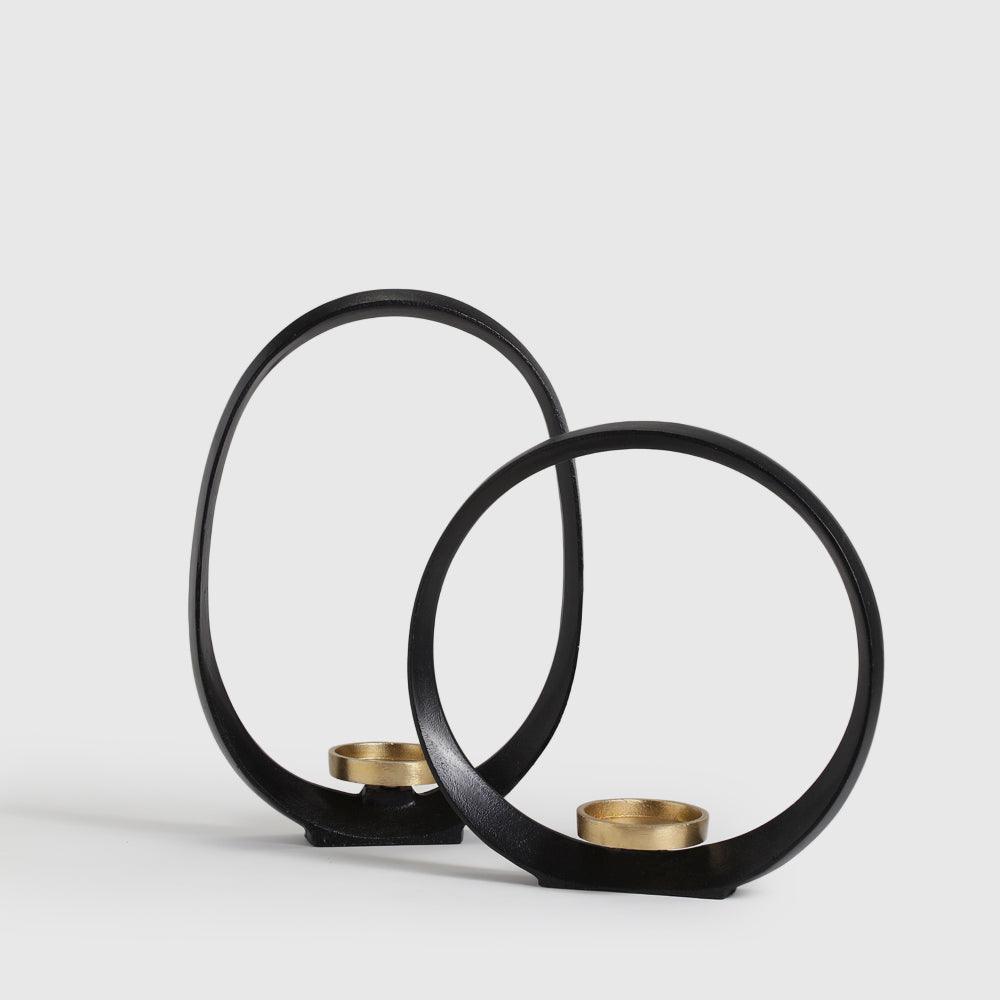 Rollin, Ringly T-LITE Candle Holder Set of 2 - Living Shapes