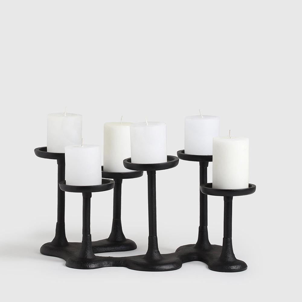 1.5 Inch White Candle Snuggers Set Biedermann & Sons White Foam Taper ...