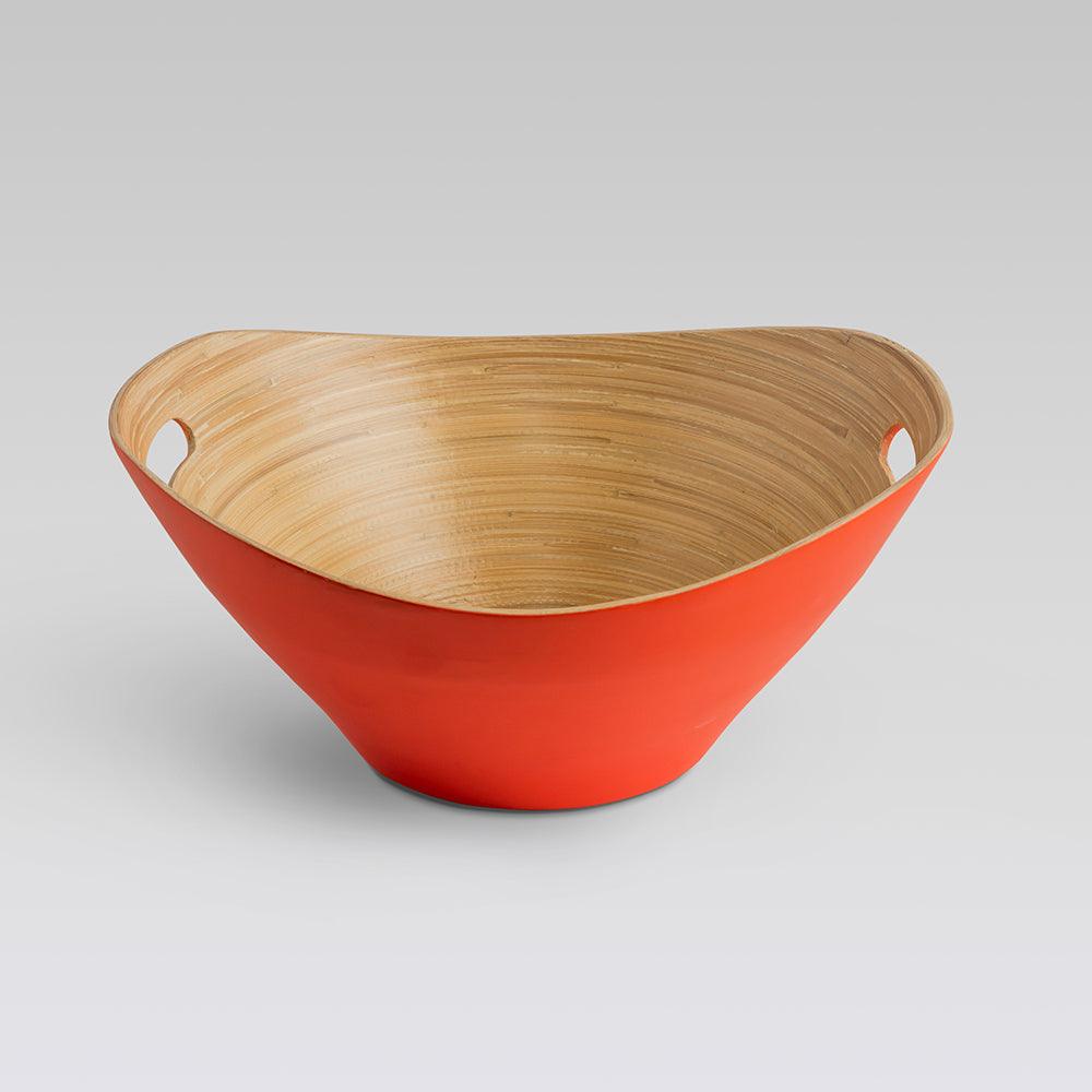 Mahara Bamboo Bowls Orange set of 3 - Living Shapes