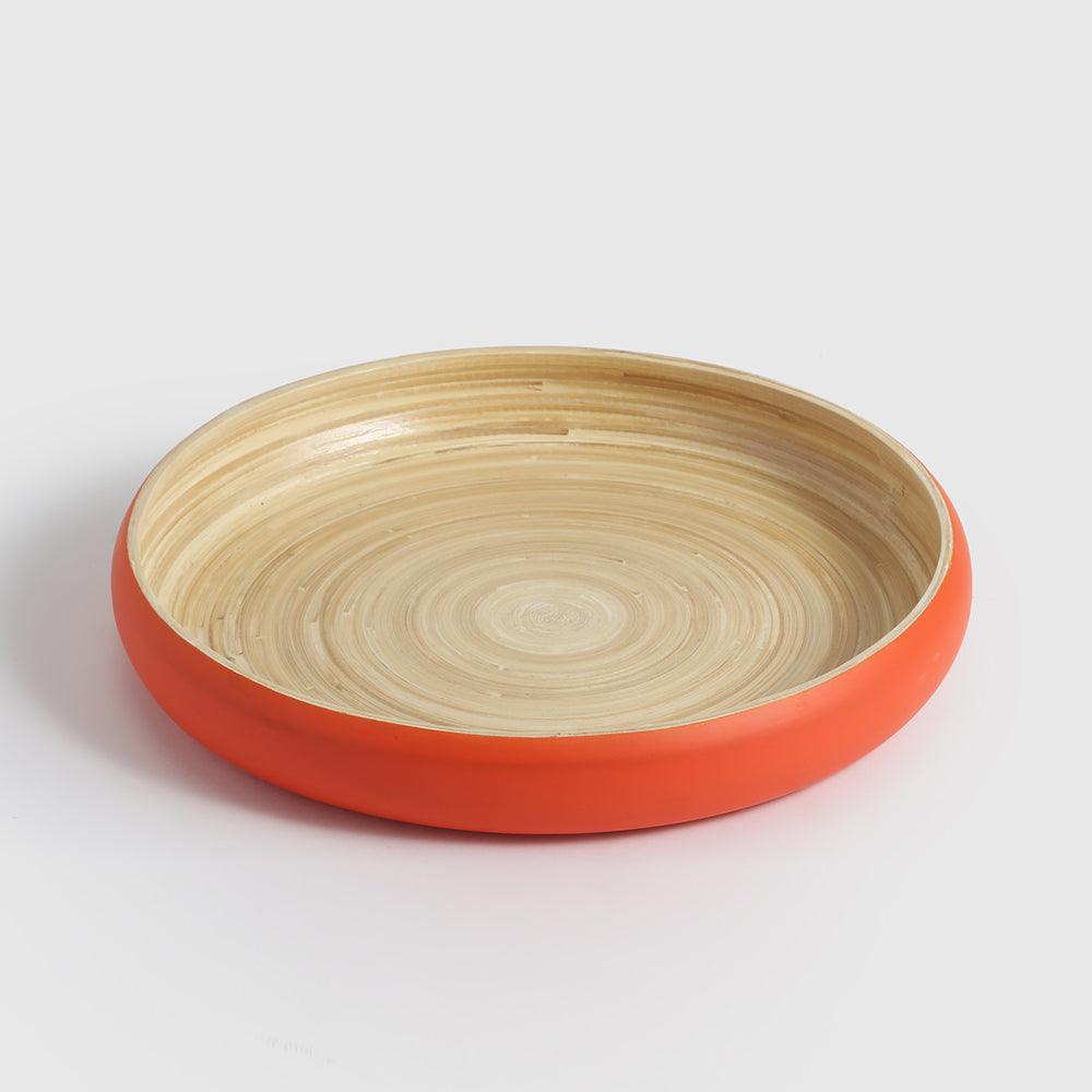 Maliya Bamboo Bowls Orange Set of 3