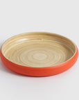 Maliya Bamboo Bowls Orange Set of 3 - Living Shapes