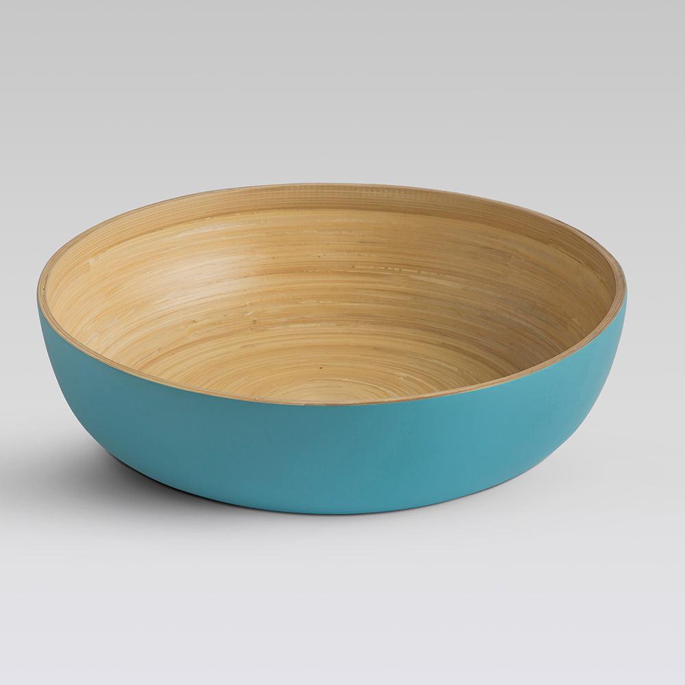 Sahaya Bamboo Bowls Blue set of 3 - Living Shapes