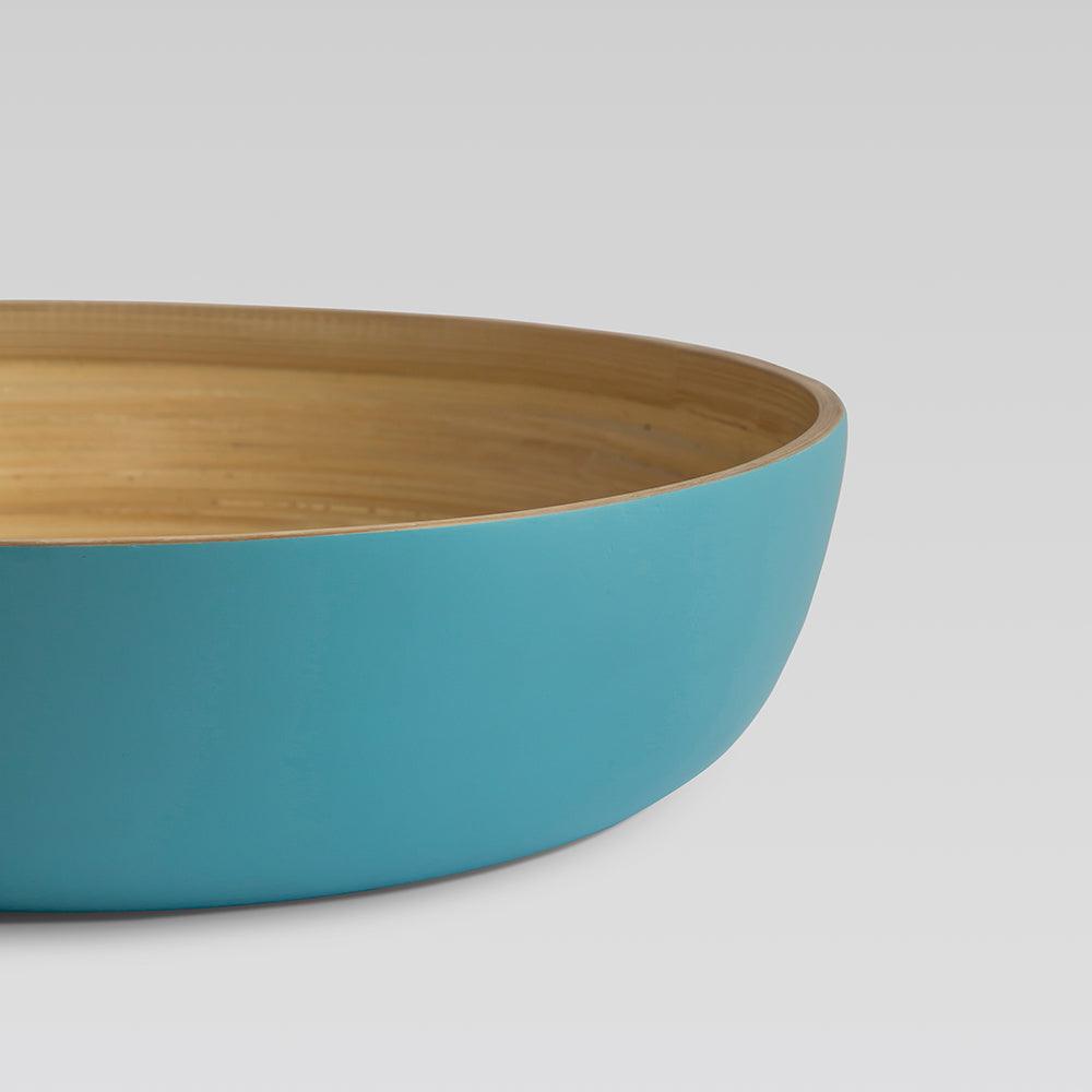 Sahaya Bamboo Bowls Blue set of 3 - Living Shapes