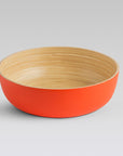 Shekaina Bamboo Bowls Orange set of 3 - Living Shapes