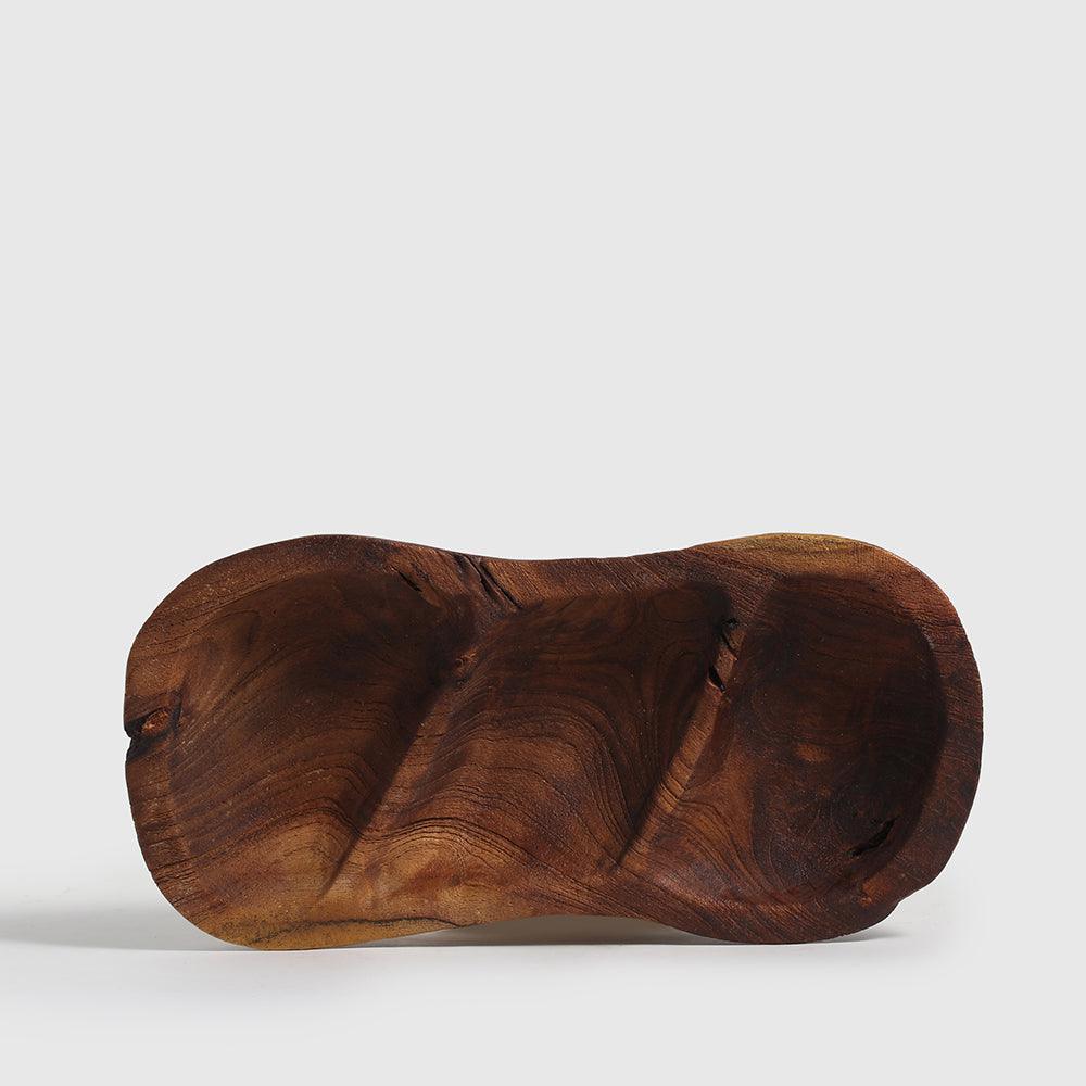 90's Oval Platter Wood - Living Shapes