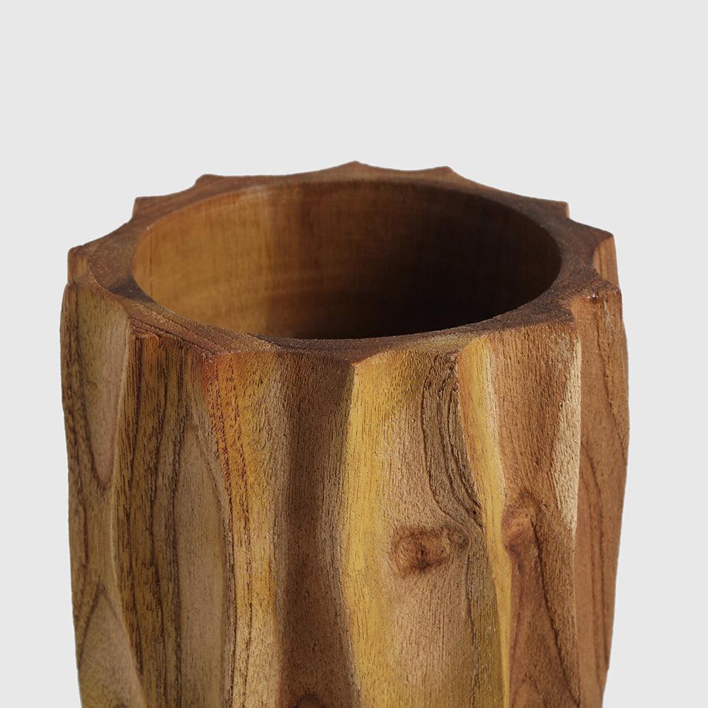 Linda Wood Vase - Living Shapes