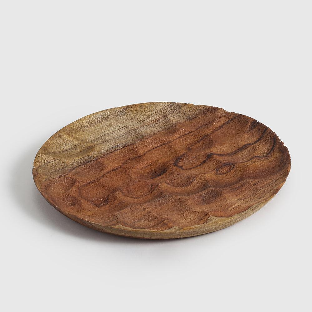 Amber Plate wood set of 3 - Living Shapes