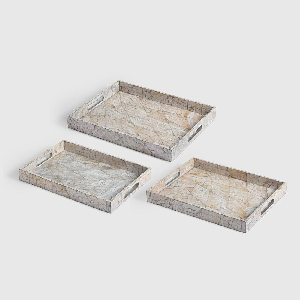 Melda Pearl Trays set of 3 - Living Shapes