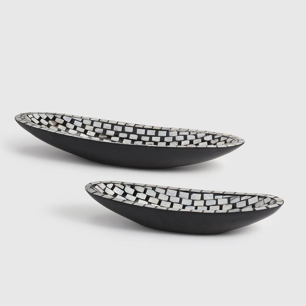 Dixie Pearl Trays Set of 2 - Living Shapes